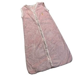 Bunnies By The Bay 0-6M Pink Sleeveless Warm Fuzzy Sleep Sack